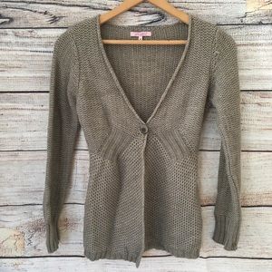 Hekla & Co Fitted Cardigan Sweater Made in Italy